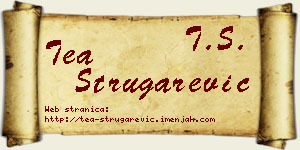 Tea Strugarević vizit kartica